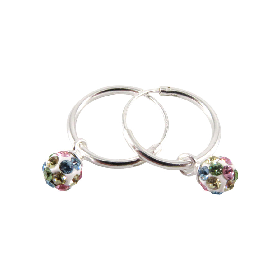 CRYSTAL HOOPS