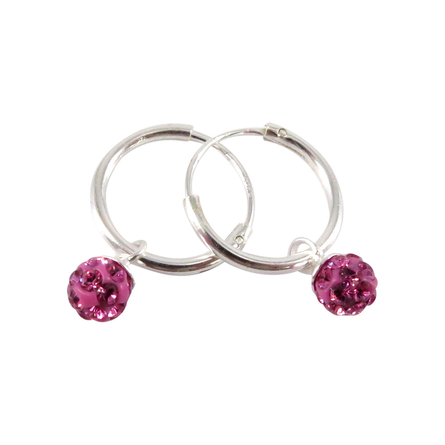 CRYSTAL HOOPS