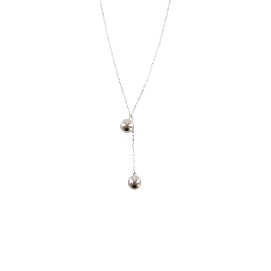 ADJUSTABLE LENGTH BALL NECKLACE