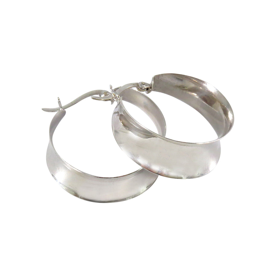 BROAD CUFF HOOPS