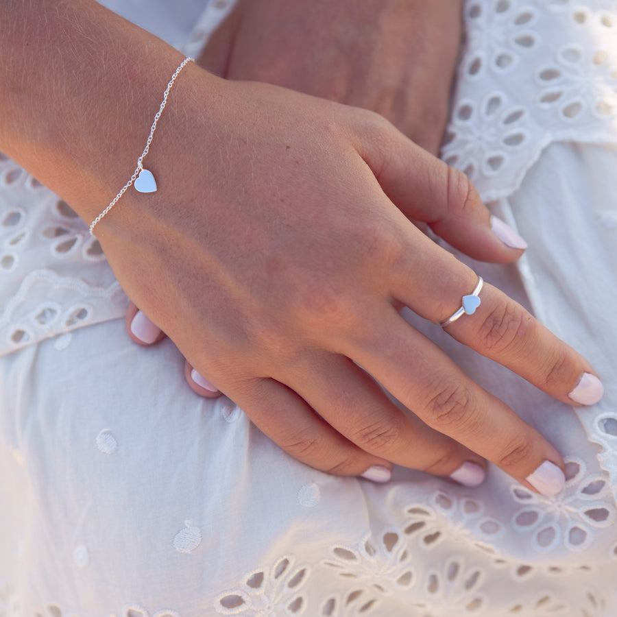 HEART CHARM BRACELET