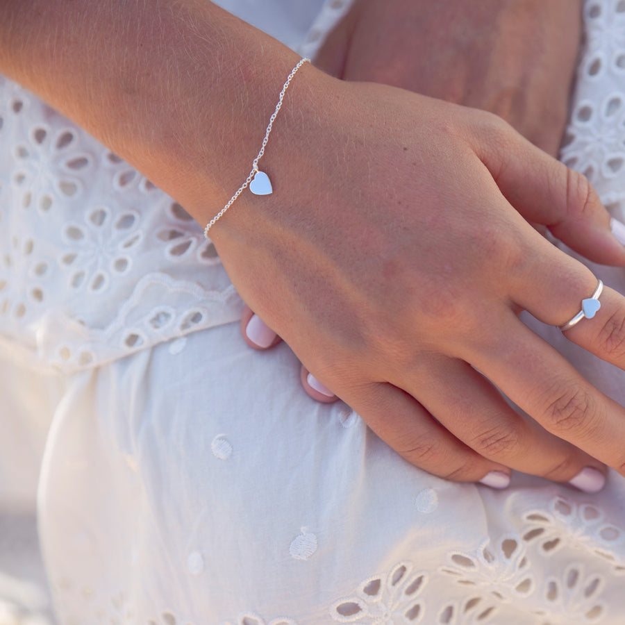 HEART CHARM BRACELET